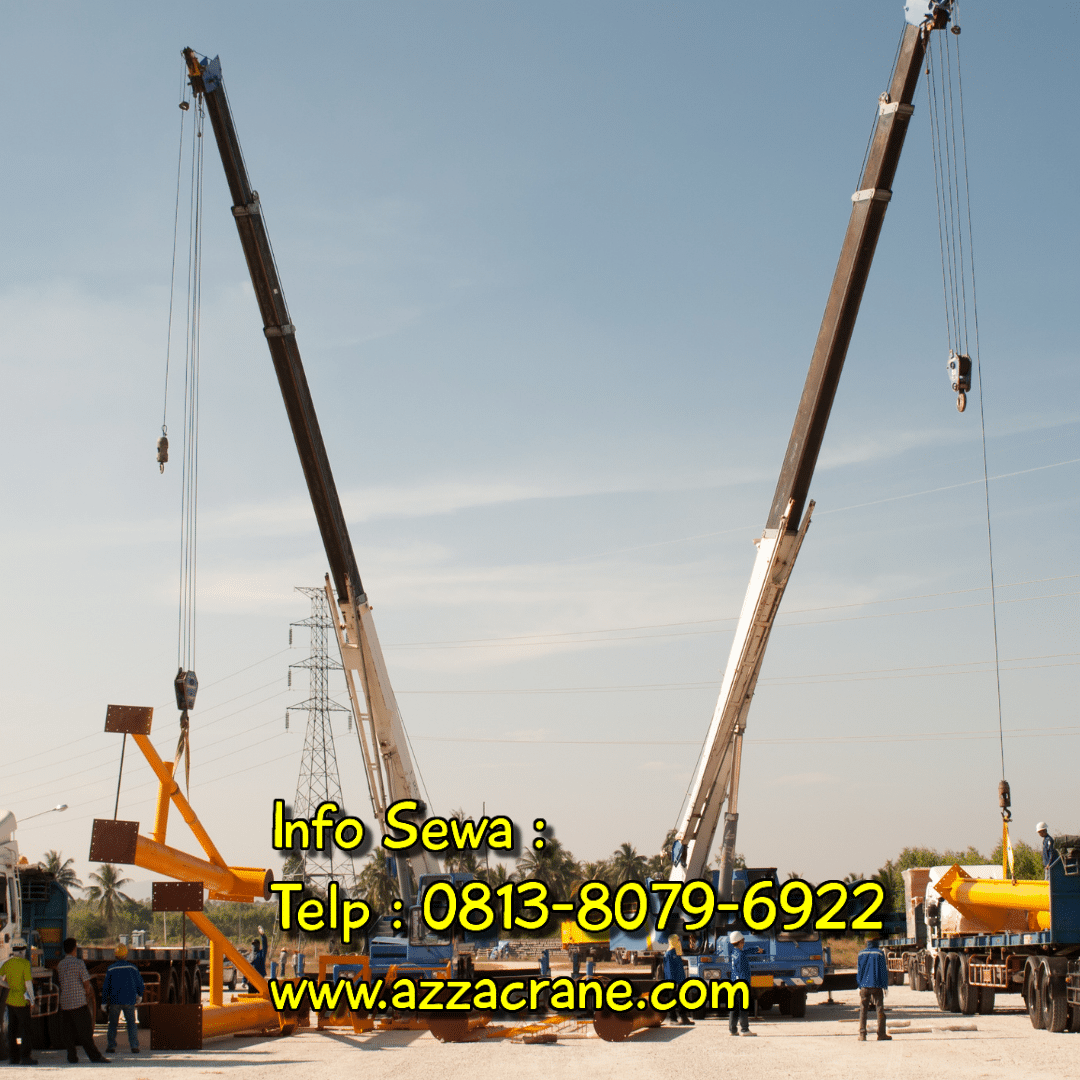 Sewa mobil crane kecil