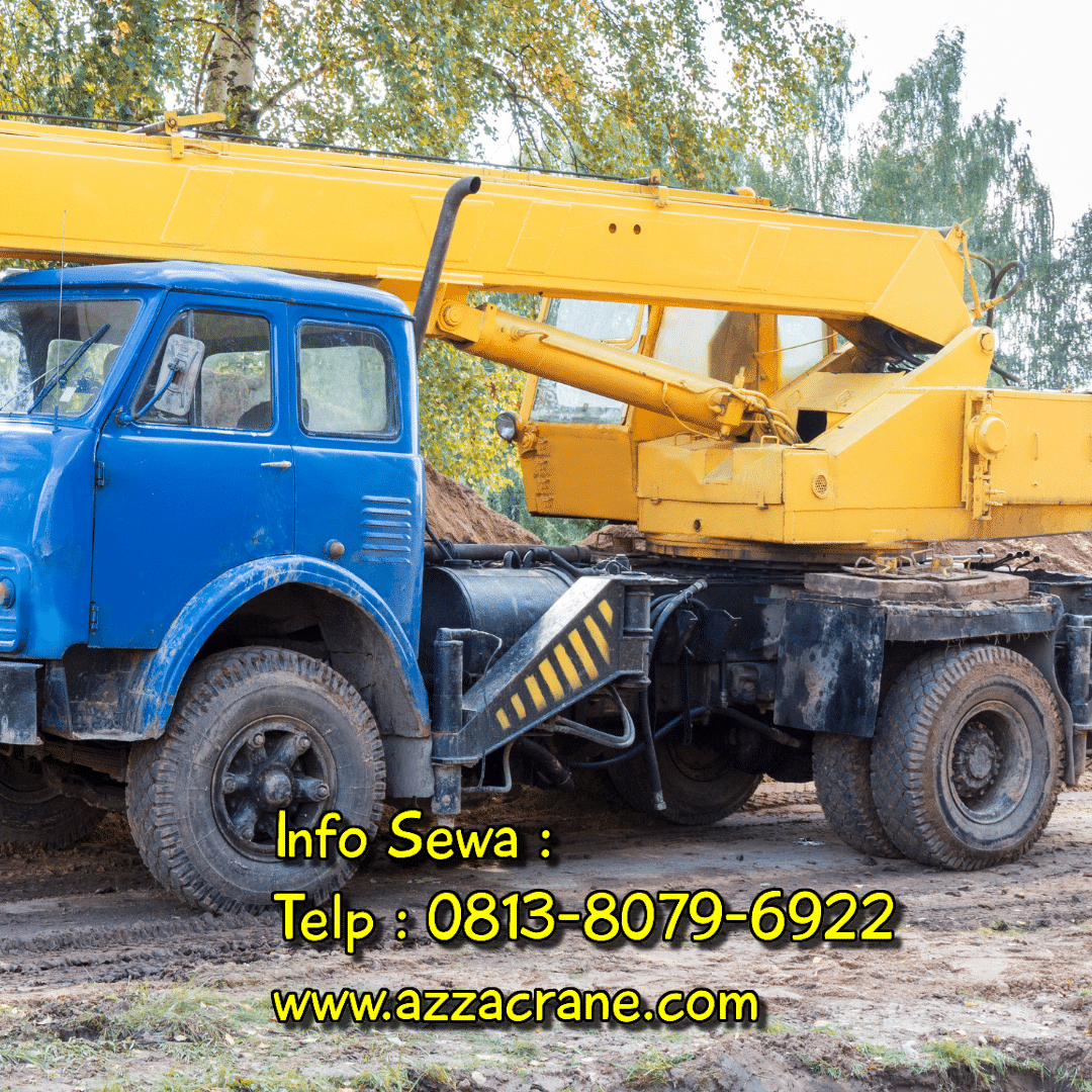 sewa crane on truck